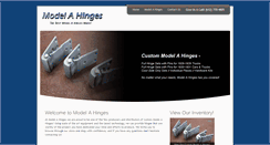 Desktop Screenshot of modelahinges.com