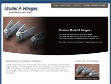 Tablet Screenshot of modelahinges.com